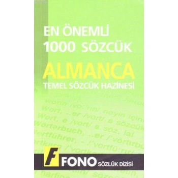 Temel Sözcük Hazinesi| Almanca En Önemli 1000 Sözcük